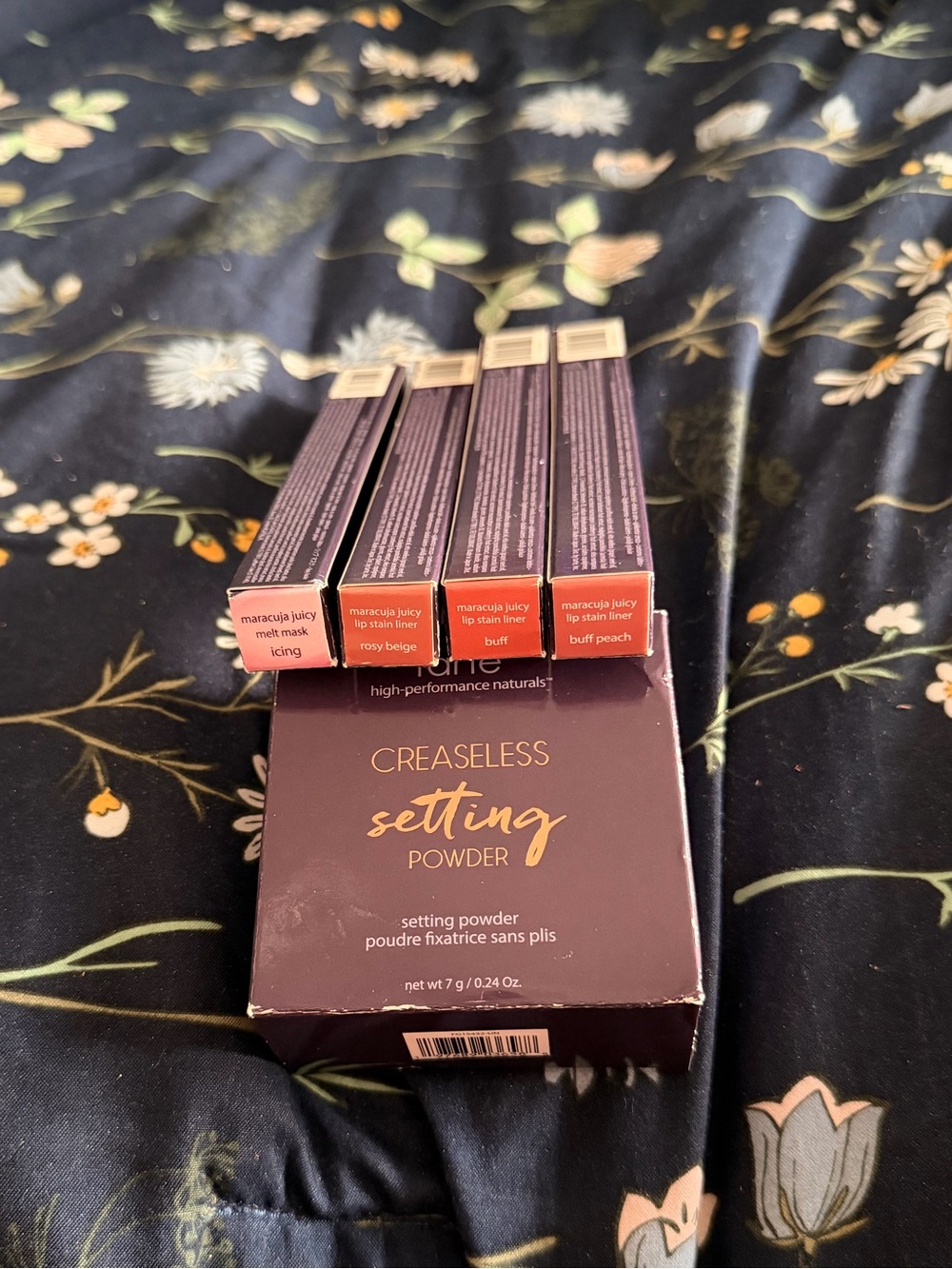 tarte - Creaseless Setting Powder and lip stain liner bundle